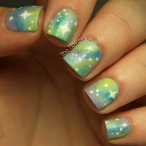 Out of This World: Matte Nebula Nails!